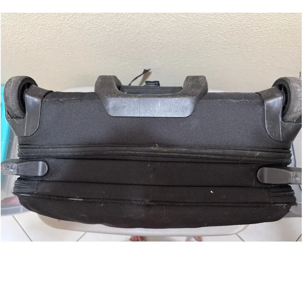 Briggs & Riley Telescope Handle Wheeled Expandable Brief Double Zipper Stackable